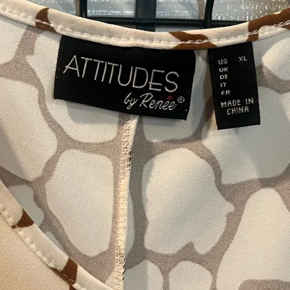 Attitudes by Renee Brown and Cream Midi Dress - Picture 3 of 3